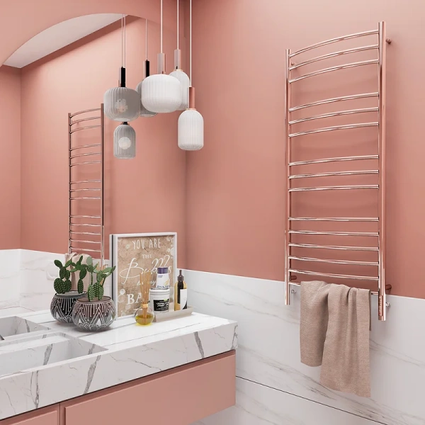 Полотенцесушитель электрический Terminus Классик П15 50х130 см из нержавеющей стали 4670078527349 (детальная фотография), хром