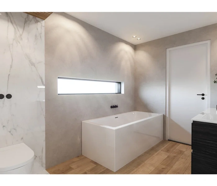 Акриловая ванна Riho Rething Cubic Plug & Play, B104012005, 160 x 70 см, левая, цвет белый (детальная фотография), 160х70