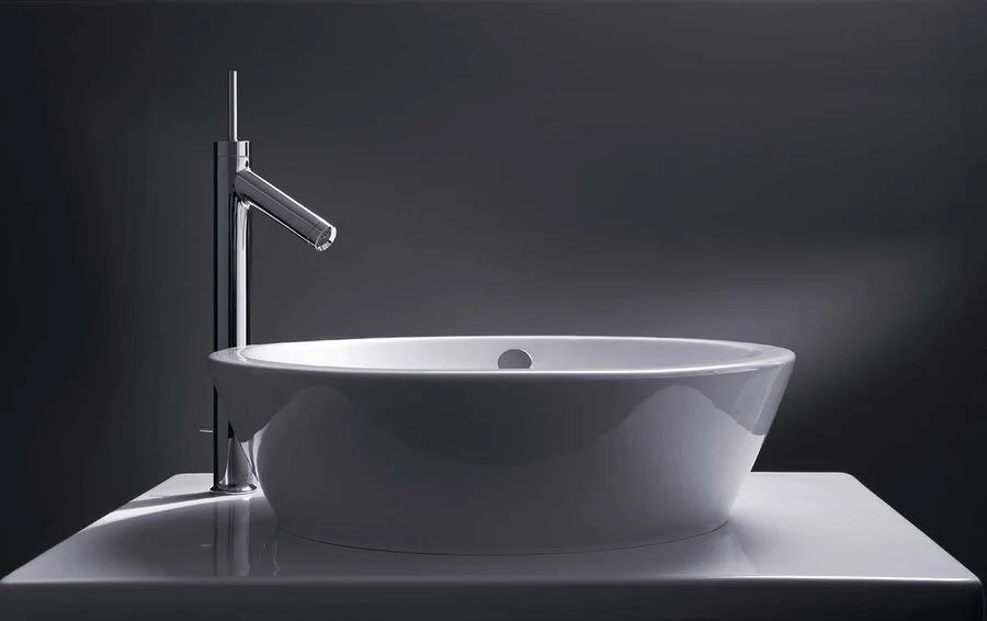 Смеситель для раковины Axor Starck 10129000 (детальная фотография), хром