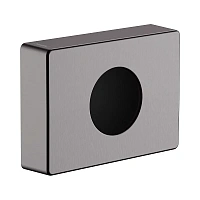 Держатель гигиенических пакетов Hansgrohe AddStoris шлифованный черный хром