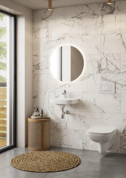 Унитаз с инсталляцией Roca Debba Pack с сиденьем дюропласт 893104970 (детальная фотография), в наличии