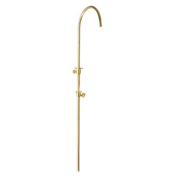 Штанга для душа Migliore Arco 198 металлическая (детальная фотография), классические, ретро