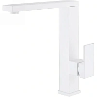 Смеситель для кухни Abber Daheim белый матовый