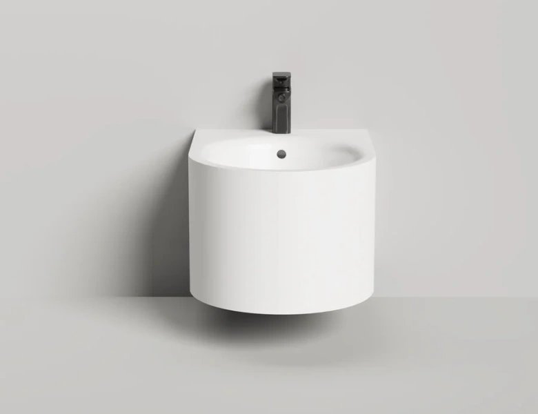 Биде подвесное Salini Gemelli покраска по RAL полностью 250121MF (детальная фотография), круглой формы