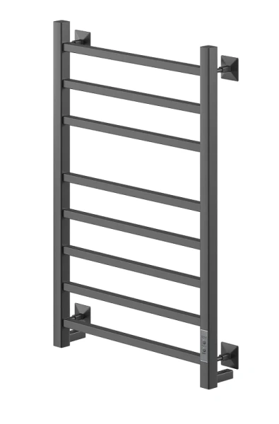 Полотенцесушитель электрический Ника Step 80х50 см черный матовый STEP-2 80/50 черн мат U (детальная фотография)