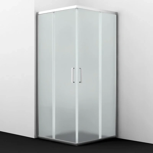 Душевой уголок WasserKRAFT Main 90х90 см профиль хром 41S03 (детальная фотография)