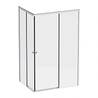 Душевой уголок Am.Pm X-Joy 120x90 см профиль хром, стекло прозрачное
