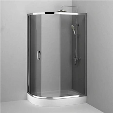Душевой уголок Am.Pm Like 120х80 см стекло тонированное