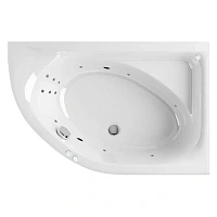 Ванна гидромассажная Excellent Aquarella Line 150 x 100 см, правая, белый/хром, WAEX.ARP15.LINE.CR