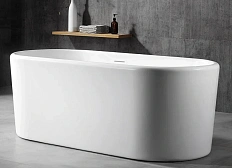 Акриловая ванна Abber 170х70 см без гидромассажа