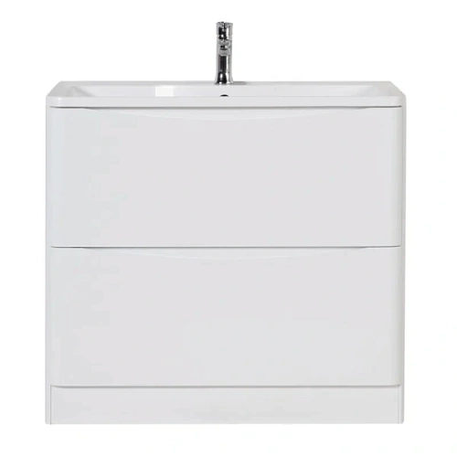 Тумба под раковину напольная BelBagno Acqua 90 см bianco lucido - фото 4