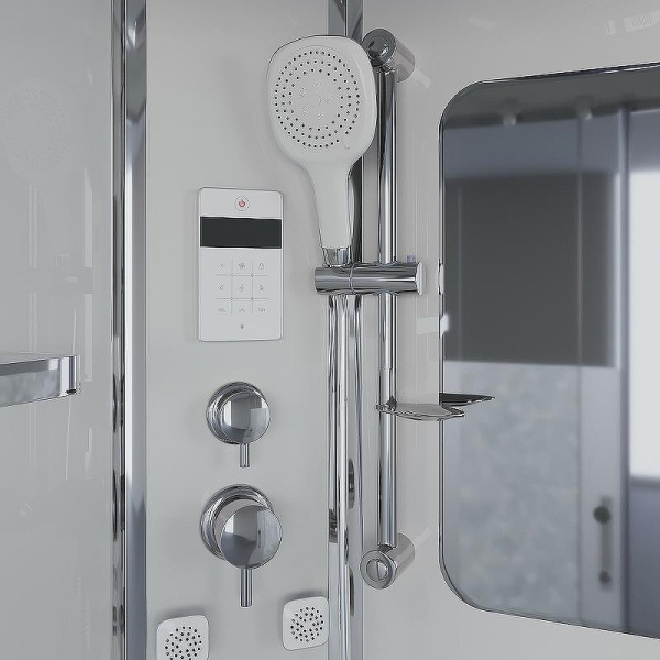 Душевая кабина Niagara Ultra 120х80 см правая 3070164R (детальная фотография), с высоким, глубоким поддоном, глубокий поддон
