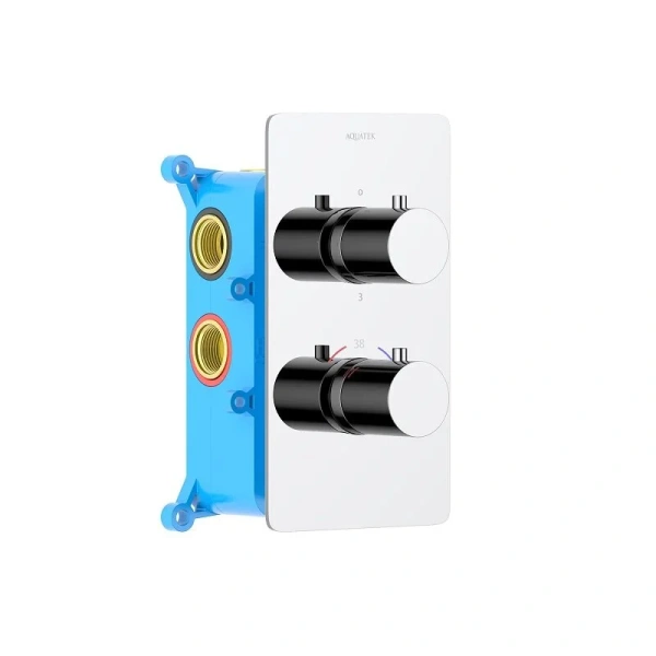 Смеситель для душа Акватек Европа термостатический хром AQ1393CR (детальная фотография)