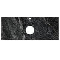 Столешница для накладных раковин Kerama Marazzi Plaza Classic 120 см  Риальто темный серый лаппатированный