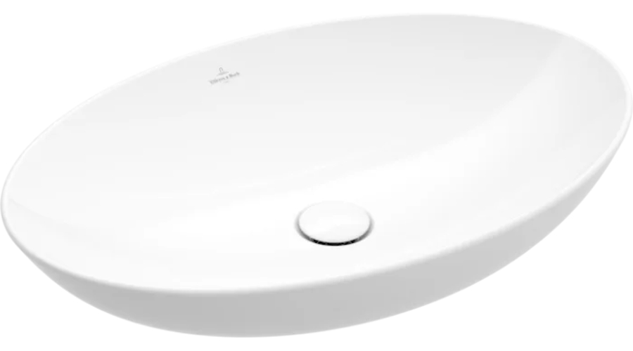 Раковина Villeroy & Boch Loop & Friends 56 см накладная 4A470001 (детальная фотография), современные, hi-tech