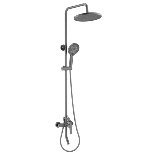 Душевая стойка Акватек Лугано оружейная сталь - фото 2