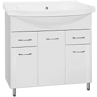 Тумба под раковину напольная Style Line Эко Стандарт 86 см белая