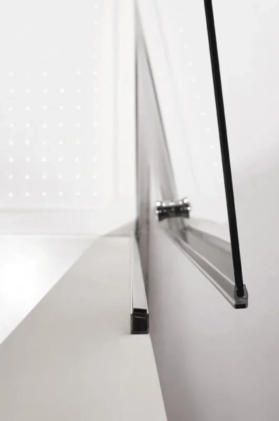 Душевая дверь в нишу Cezares Eco 70 см профиль хром стекло прозрачное ECO-O-B-1-70-C-Cr (детальная фотография), недорогие, в нишу, стеклянные