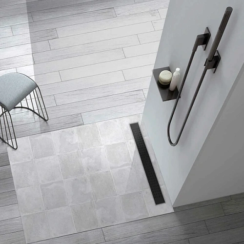 Душевой лоток Vincea Say Optima 85 см черный матовый/хром - фото 2