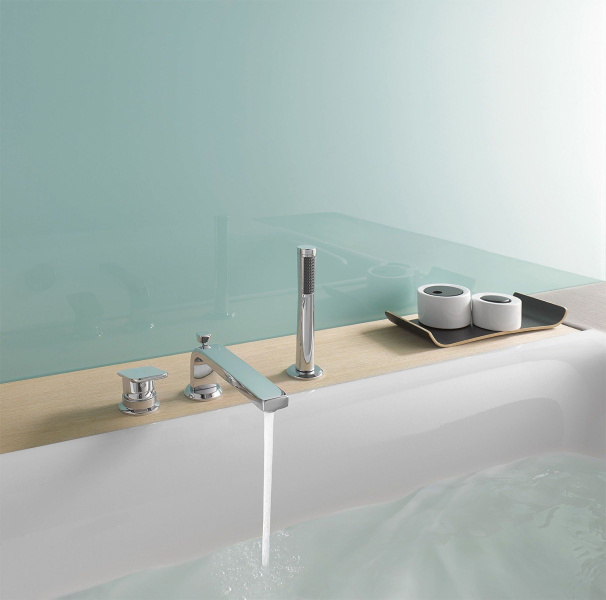 Смеситель для ванны Kludi E2 хром 494470575 (детальная фотография), для ванны