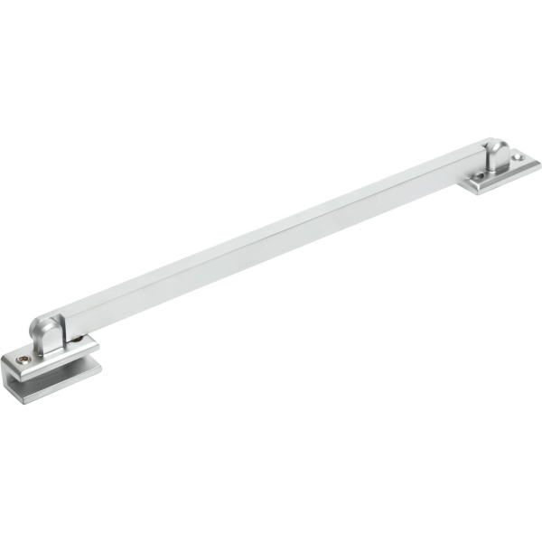 Душевой уголок профиль матовый хром стекло прозрачное Vegas-glass AFA NOVO 100 07 01 (детальная фотография), квадратные