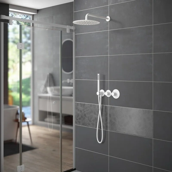 Душевой комплект Timo Saona белый матовый SX-2359/16SM (детальная фотография), белые