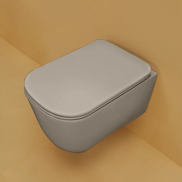 Унитаз подвесной Kerasan Tribeca nocciola mat 511481 (детальная фотография)