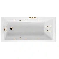 Ванна гидромассажная Excellent Aquaria Smart 170 x 75 см, белый/золото, WAEX.AQU17.SMART.GL