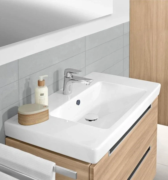 Донный клапан Villeroy & Boch с керамической крышкой, цвет белый 8L033401 (детальная фотография) index_1