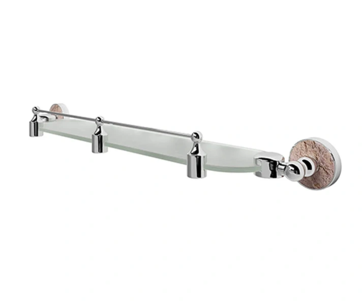 Полочка для ванной WasserKRAFT Nau с бортиком K-7744 (детальная фотография)