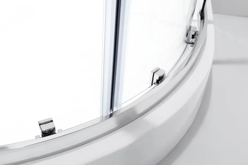 Душевой уголок Cezares Molveno 130х120 см рифленое стекло MOLVENO-RH-11-130/120-P-Cr (детальная фотография), стеклянные, угловые, без поддона