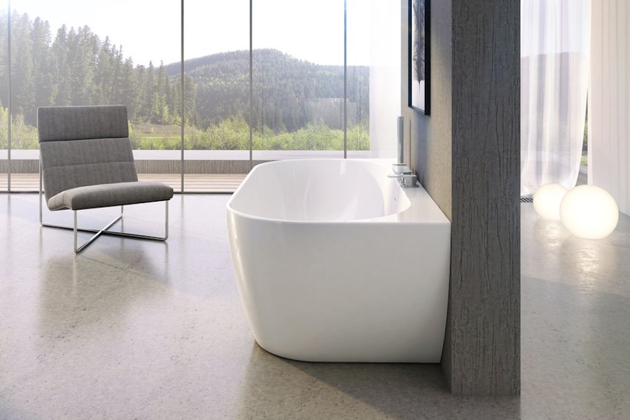 Ванна акриловая Ravak Freedom W 166х80 см отдельностоящая белая XC00100024 (детальная фотография), приставные