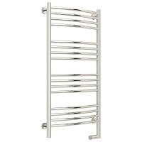 Полотенцесушитель электрический правый, цвет без покрытия перемычка выгнутая Сунержа Богема 2.0 1000х500