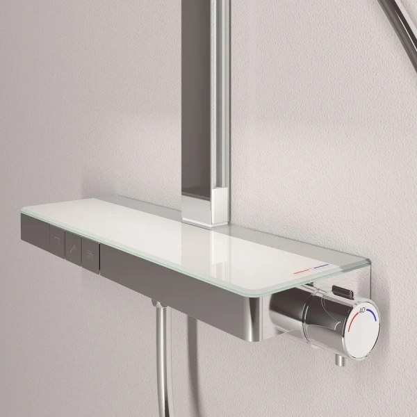 Душевая стойка Sancos Vos хром SC6100CH (детальная фотография), со смесителем