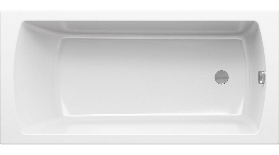 Ванна акриловая Ravak Classic II 140х70 см без антискользящего покрытия CC21000000 (детальная фотография)