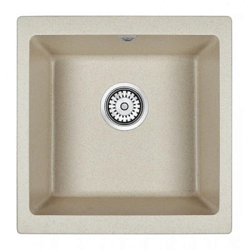 Мойка для кухни Paulmark Brilon 45 см бежевая - фото 4