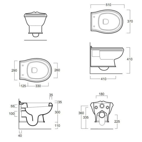 Схема (детальная фотография), подвесные, встраиваемые