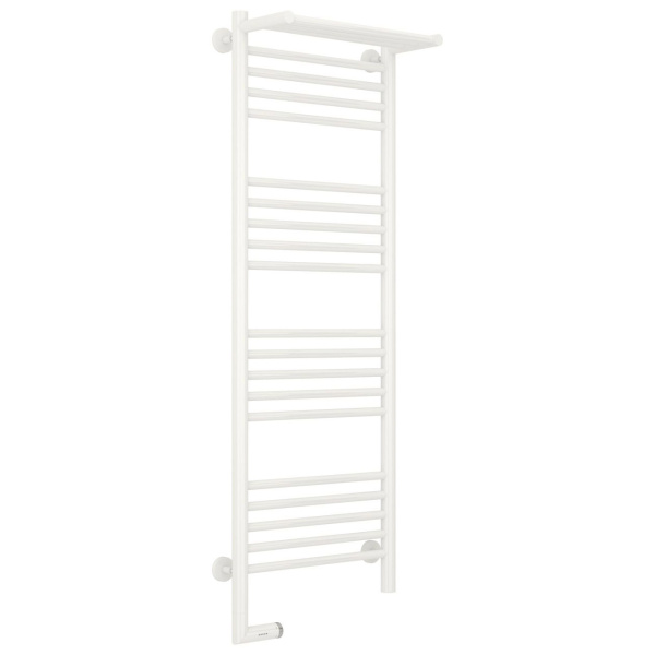 Полотенцесушитель электрический левый, с полкой цвет белый Сунержа Богема 2.0 1200х400 12-5206-1240 (детальная фотография)