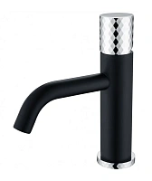 Смеситель для раковины Boheme Stick black diamond chrome