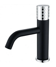 Смеситель для раковины Boheme Stick black diamond chrome