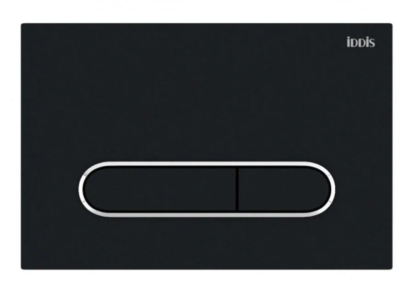 Клавиша смыва IDDIS Unifix матовый черный UNI71MBi77 (детальная фотография)