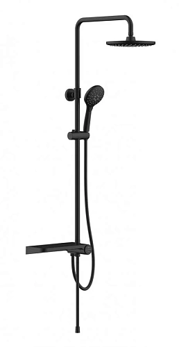 Душевая стойка IDDIS Ray черный матовый - фото 3