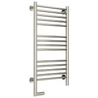 Полотенцесушитель электрический левый, цвет без покрытия перемычка прямая Сунержа Богема 2.0 800х400