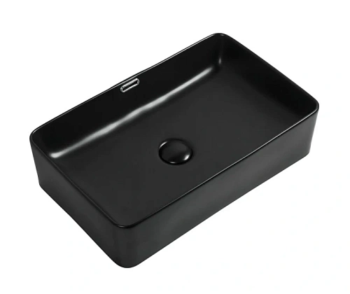 Раковина Aquanet Perfect 55 см черная - фото 1