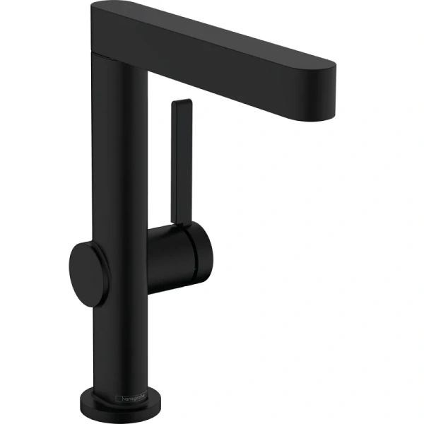 Смеситель для раковины Hansgrohe Finoris черный матовый 76060670 (детальная фотография)