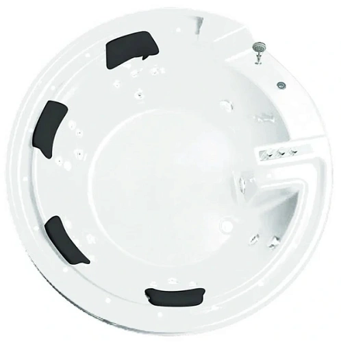 Ванна акриловая Gemy 190x190 см круглая - фото 1