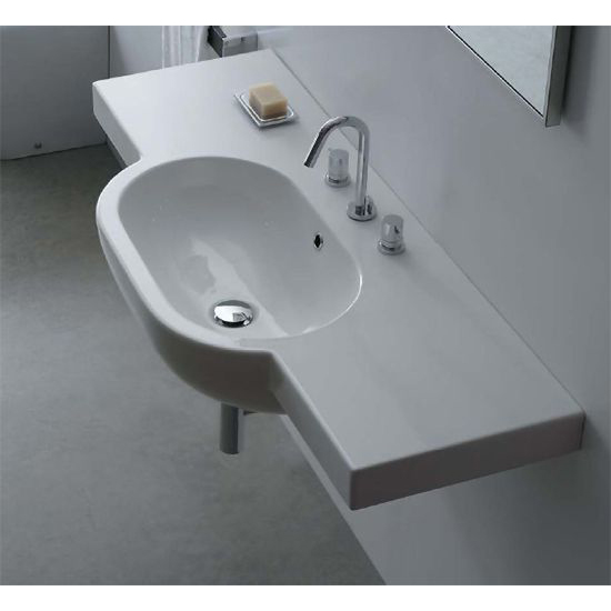 Раковина Globo Bowl SC024 (детальная фотография), современные, hi-tech