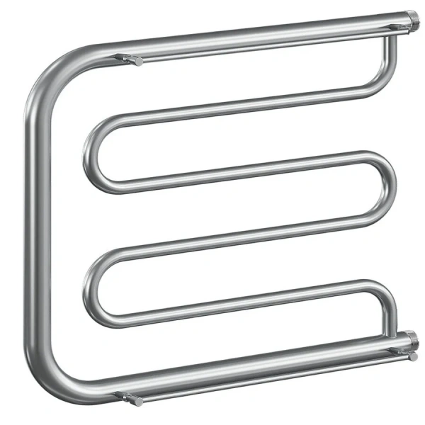 Полотенцесушитель водяной Ника Econ 50x90 см хром ПМ 50/90 (детальная фотография)