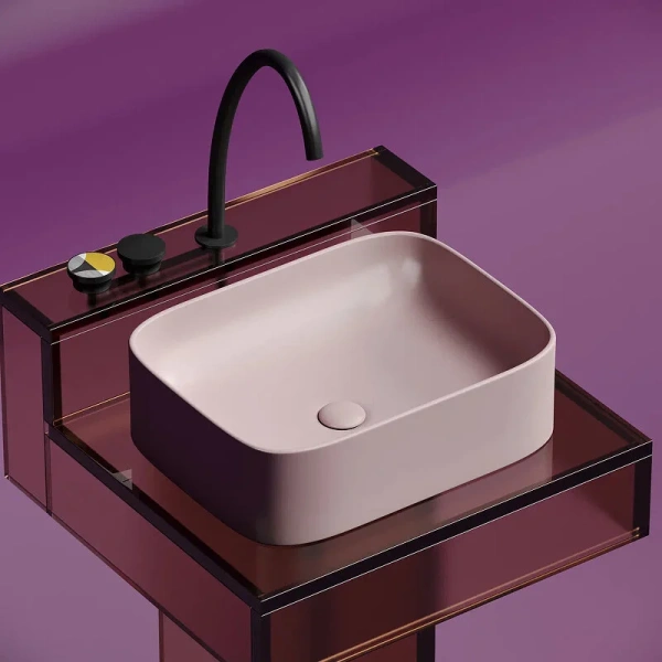 Раковина Ceramica Nova Element 50 см розовая CN6052MP (детальная фотография), другие