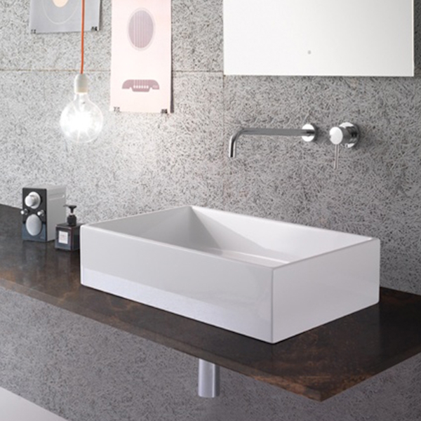 Раковина накладная Globo Forty3 FO062 (детальная фотография), современные, hi-tech